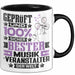 Musikveranstalter Geschenk Lustiger Spruch für Musikveranstalter Geschenkidee Bester Musikveranstalter Der Welt Schwarz Trendation