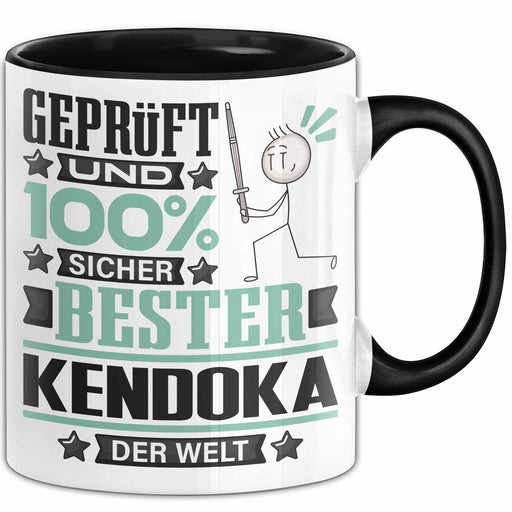 Kendoka Geschenk Lustiger Spruch für Kendoka Geschenkidee Bester Kendoka Der Welt Schwarz Trendation