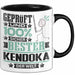 Kendoka Geschenk Lustiger Spruch für Kendoka Geschenkidee Bester Kendoka Der Welt Schwarz Trendation