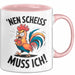 Sarkastisches Huhn Tasse Geschenk Lustige Geschenkidee Nen Scheiß Muss Ich Rosa Trendation