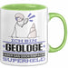 Geologe Geschenk Tasse Ich Bin Geologe Aber Sag Doch Einfach Superheld Lustige Geschenkdiee für Geologe Kaffee-Becher Grün Trendation