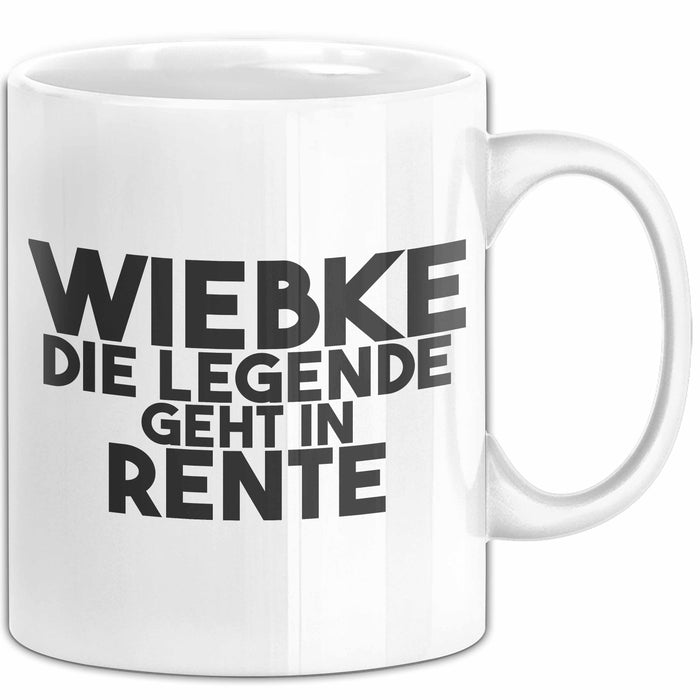 Wiebke Tasse Wiebke – Die Legende Geht In Rente Geschenk