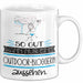 Outdoor-Bloggerin Geschenk Tasse So Gut Kann Nur Eine Outdoor-Bloggerin Aussehen Geschenkidee Geburtstag Weihnachten Lustig Weiß Trendation