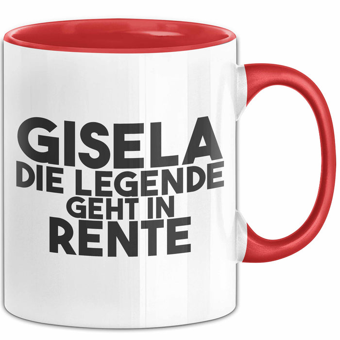 Gisela Tasse Gisela – Die Legende Geht In Rente Geschenk