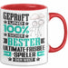 Ultimate-Frisbee-Spieler Geschenk Lustiger Spruch für Ultimate-Frisbee-Spieler Geschenkidee Bester Ultimate-Frisbee-Spieler Der Welt Rot Trendation