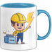 Elektriker Tasse Geschenk Lustige Geschenkidee Spruch Für Elektro Profis Blau Trendation