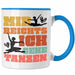 Trendation - Ballett Ballerina Tänzerin Tasse Mädchen Geschenk Frauen Tanzen Geschenkidee Kaffeetasse Blau Trendation