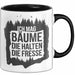 Outdoor Wandern Sarkasmus Tasse Geschenk Ich Mag Bäume Trendation