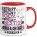 Hundeausführer Geschenk Lustiger Spruch für Hundeausführer Geschenkidee Bester Hundeausführer Der Welt Rot Trendation