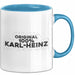 Karl-Heinz Tasse Original 100% Karl-Heinz Geschenk Blau Trendation