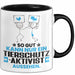 Tierschutzaktivist Geschenk Tasse So Gut Kann Nur Ein Tierschutzaktivist Aussehen Geschenkidee Kaffee-Becher Schwarz Trendation