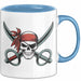 Piraten Fan Tasse Geschenkidee für Ahoy Abenteuerliebhaber Blau Trendation