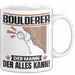Boulderer Tasse Geschenk für Boulderer Der Mann Der Alles Kann Geschenkidee zum Geburtstag Weiß Trendation