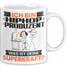 Hiphop-Produzent Tasse Geschenk für Hiphop-Produzent Geburtstag Lustiger Spruch Kaffee-Becher Was Ist Deine Superkraft Weiß Trendation