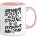 Stefanie Tasse Geschenk Niemand Ist Perfekt Stefanie Verdammt Nah Dran Geschenkidee Rosa Trendation