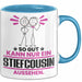 Stiefcousin Geschenk Tasse So Gut Kann Nur Ein Stiefcousin Aussehen Geschenkidee Kaffee-Becher Blau Trendation
