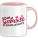 Gabriele Tasse Geschenk Ich Bin Vollkommen Gabriele Geschenkidee Geburtstag Rosa Trendation
