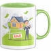 Immobilienmakler Tasse Geschenk Lustige Geschenkidee Spruch Für Haus Verkäufer Grün Trendation