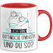Rhythmische Gymnastin Tasse Geschenk Ich Bin Rhythmische Gymnastin Und Du So Geschenkidee Lustiger Spruch Becher Rot Trendation