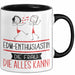 EDM-Enthusiastin Geschenk Tasse Becher Die Frau Die Allen Kann Geschenkidee für eine EDM-Enthusiastin Lustig Trendation