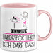Geschenk für Hundesportlerin Tasse Lustige Geschenkidee Geburtstag Ich Bin Hundesportlerin Ich Darf Das Trendation