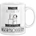 Musikbloggerin Tasse Geschenk Becher Stark Attraktiv Furchtlos Musikbloggerin Lustige Geschenkidee Weiß Trendation