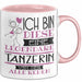 Tänzerin Tasse Geschenk Ich Bin Diese Eine Legendäre Tänzerin Von Der Alle Reden Geschenkidee Geburtstag Weihnachten Rosa Trendation
