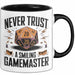 Gamer Tasse Geschenkidee Lachender Spielleiter Videospiel Trendation