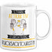 Rucksacktouristin Tasse Geschenk Becher Stark Attraktiv Furchtlos Rucksacktouristin Lustige Geschenkidee Weiß Trendation
