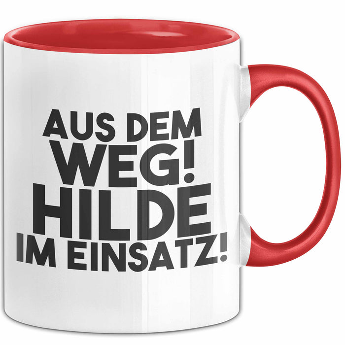 Hilde Tasse Aus Dem Weg! Hilde Im Einsatz! Geschenk