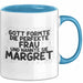 Margret Tasse Gott Formte Die Perfekte Frau Und Nannte Sie Margret Geschenk Blau Trendation