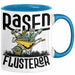 Gärtner Tasse Geschenk für Hobbygärtner Landschaftsgärtner Männer Geschenkidee Rasenflüsterer Gartenarbeit Kaffee-Becher Blau Trendation