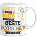 Beste Bogenschützin Der Welt Tasse Geschenk für Eine Bogenschützin Geprüft Und Sicher Geschenkidee Geburtstag Weihnachten Weiß Trendation