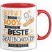 Beste Skateboarderin Der Welt Tasse Geschenk für Eine Skateboarderin Geprüft Und Sicher Geschenkidee Geburtstag Weihnachten Rot Trendation