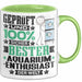 Aquarium-Enthusiast Geschenk Lustiger Spruch für Aquarium-Enthusiast Geschenkidee Bester Aquarium-Enthusiast Der Welt Grün Trendation