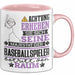 Baseballspieler Geschenk Tasse Lustiger Spruch Erheben Sie Sich Der Baseballspieler Betritt den Raum Rosa Trendation
