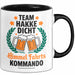 Sarkasmus Sarkastisch Tasse Geschenk Lustige Geschenkidee Spruch Team Hackedicht Himmelfahrtskommando Schwarz Trendation