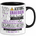 Gesangslehrerin Tasse Geschenk Lustiger Spruch Bitte Erheben Sie Sich Seine Majestät Die Gesangslehrerin Betritt Den Raum Schwarz Trendation