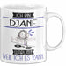 DJane Tasse Geschenk Ich Bin DJane Warum Weil Ich Es Kann Geschenkidee Geburtstag Weiß Trendation