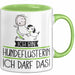 Geschenk für Hundeflüsterin Tasse Lustige Geschenkidee Geburtstag Ich Bin Hundeflüsterin Ich Darf Das Grün Trendation