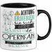 Opernfan Tasse Geschenk Lustiger Spruch Bitte Erheben Sie Sich Seine Majestät Die Opernfan Betritt Den Raum Schwarz Trendation