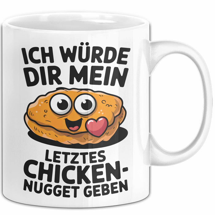 Ehemann Ehefrau Paare Jahrestag Tasse Geschenk Lustige Geschenkidee Spruch Ich Würde Dir Mein Letztes Chicken Nugget Geben Weiß Trendation