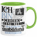 Mediengestalterin Ausbildung Start Geschenk Tasse Ich Bin Mediengestalterin In Der Ausbildung Ich Darf Das Kaffee-Becher Geschenkidee Grün Trendation