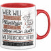 Wildtierforscherin Tasse Geschenk Spruch Wer Will Schon Prinzessin Sein Wenn Man Auch Wildtierforscherin Sein Kann Rot Trendation