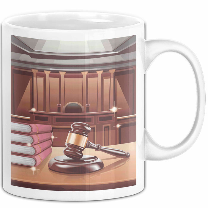 Gerichtsschreiber Tasse Geschenk Lustige Geschenkidee Spruch Für Gerichtspersonal Weiß Trendation