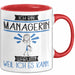 Managerin Tasse Geschenk Ich Bin Managerin Warum Weil Ich Es Kann Geschenkidee Geburtstag Rot Trendation