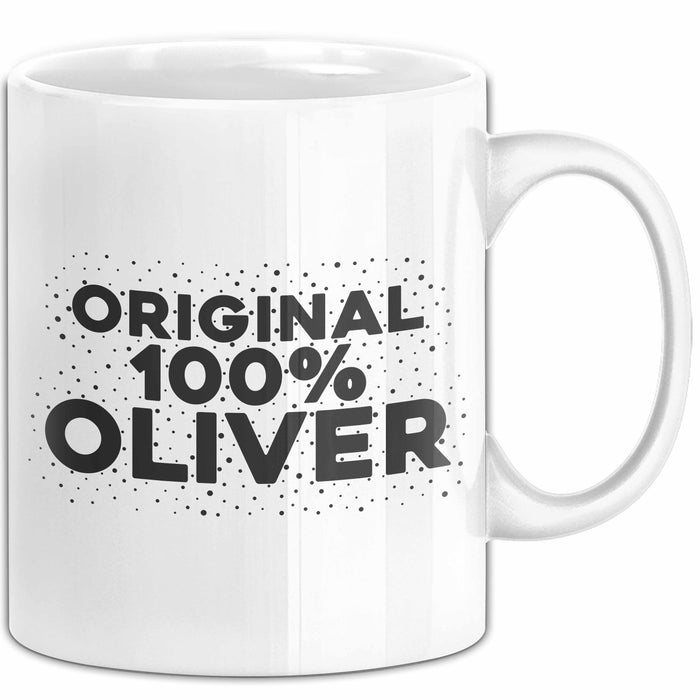 Oliver Tasse Original 100% Oliver Geschenk Weiß Trendation