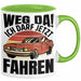 Führerschein Bestanden Geschenk Tasse Führerscheinprüfung Bestanden Geschenkidee Weg Da Ich Darf Jetzt Fahren Grün Trendation