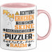 Puzzler Geschenk Tasse Lustiger Spruch Erheben Sie Sich Der Puzzler Betritt den Raum Rosa Trendation