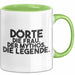 Doerte Tasse Doerte – Die Frau. Der Mythos. Die Legende. Geschenk Grün Trendation